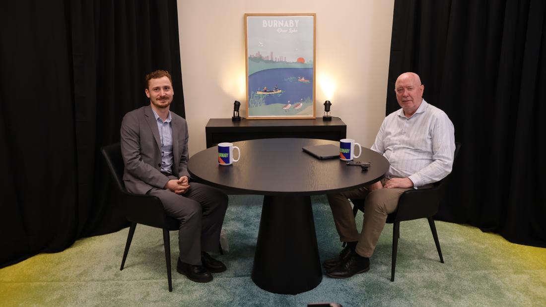 Mayor interviews BHA CEO John Brendan McEown on his Voices of Burnaby podcast
